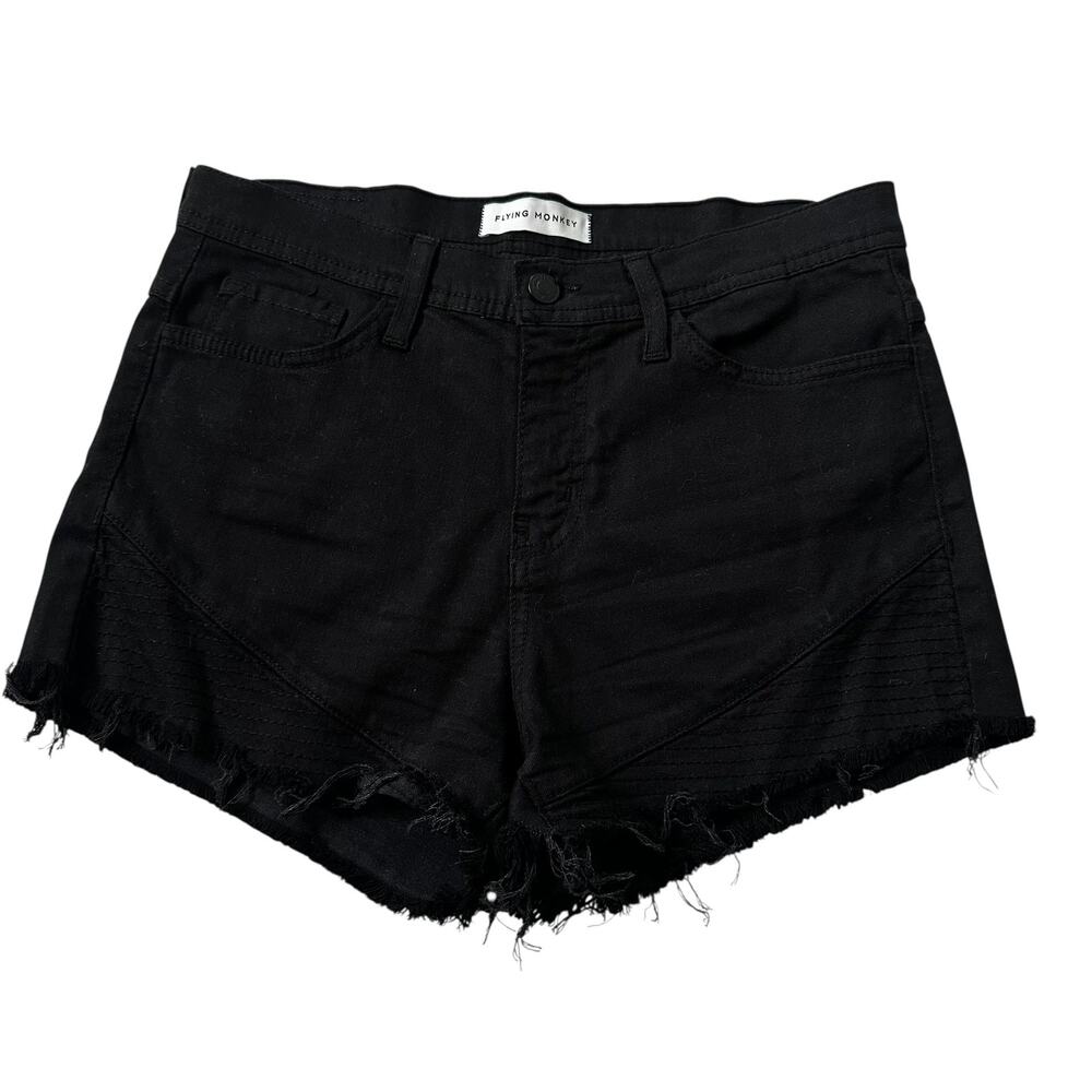 Flying Monkey Black Stretch Shorts Women's Size 28 | 20-41